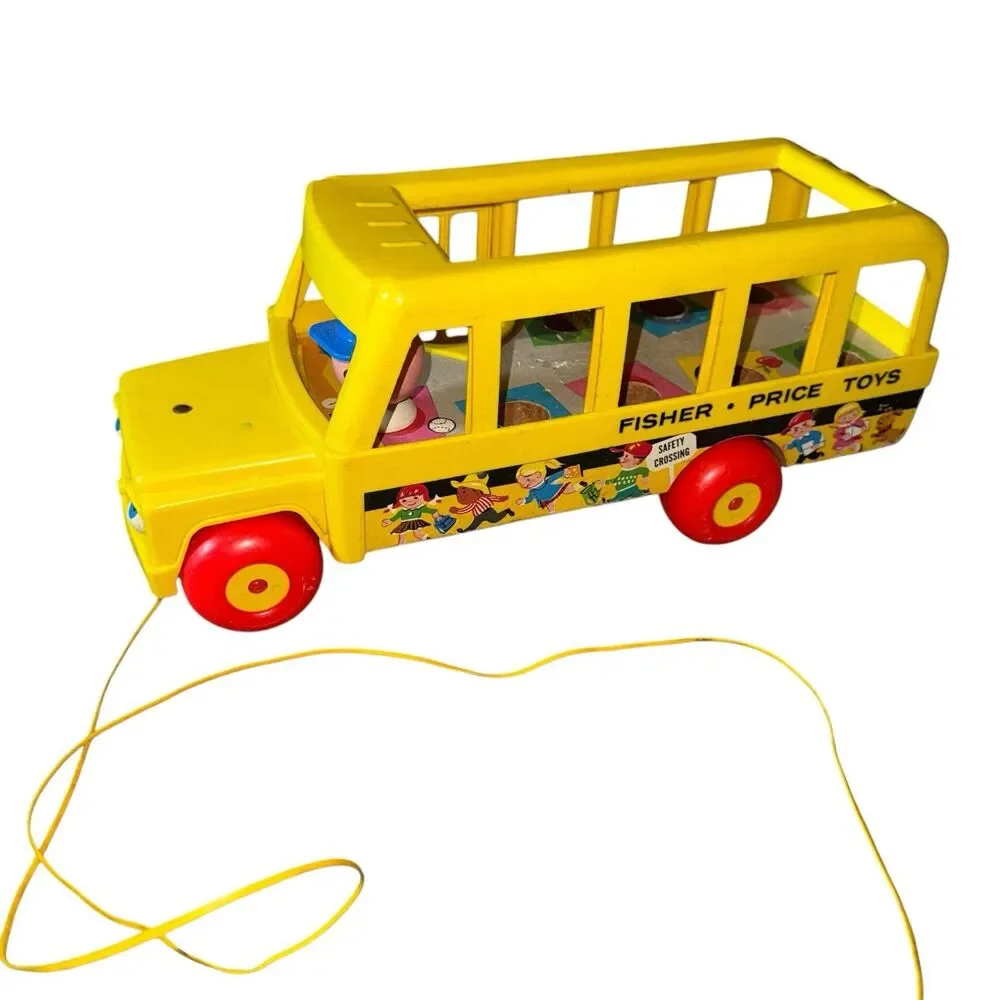 Vintage 1965 Fisher‎ Price School Bus #192 No Figures